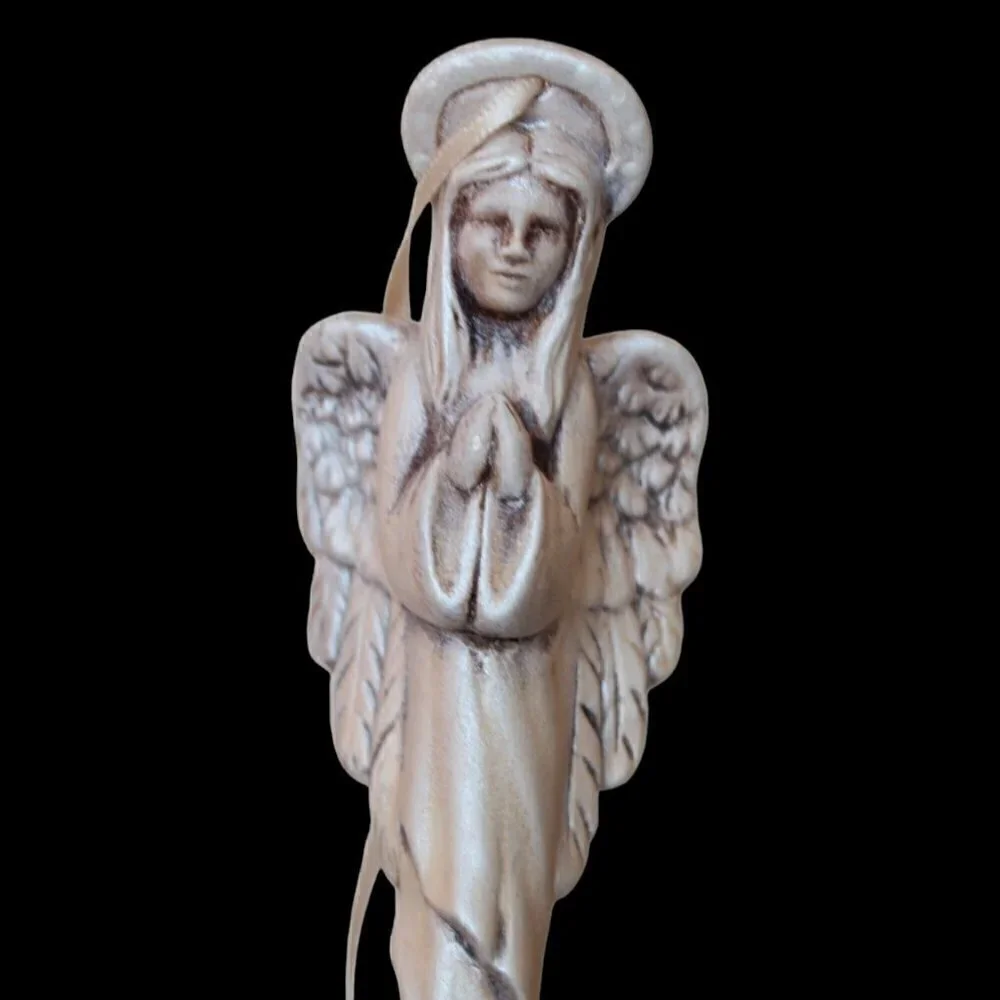 Vintage praying Angel Christmas tree ornament holiday decoration